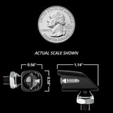 Mini Led Turn Signal Blk Kit Front & Rear Amber/Red - XK GLOW