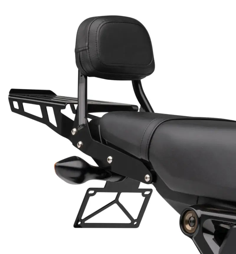 Mini Round Sissy Bar W/Pad Black Hon Grom - COBRA