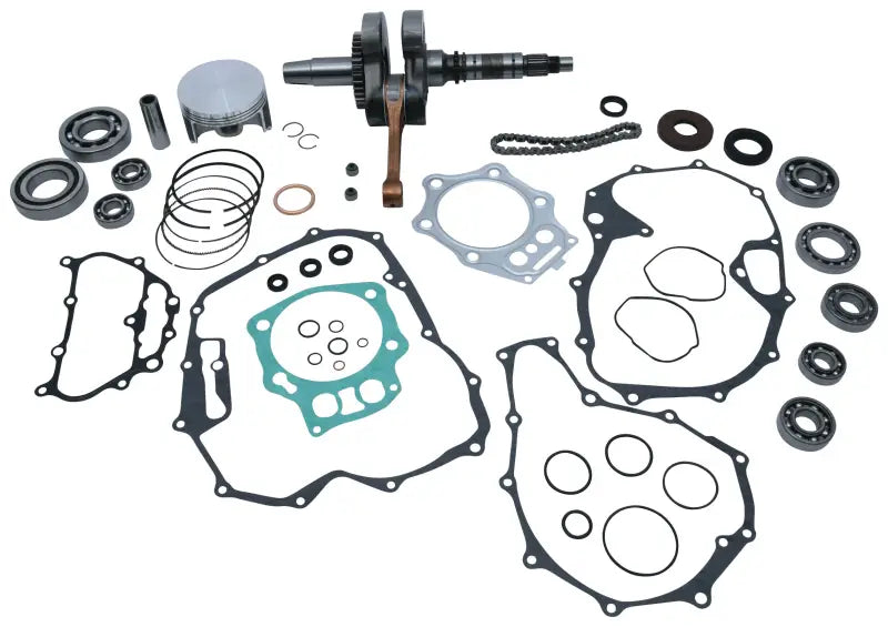 VERTEX Complete Engine Rebuild Kit Os Piston +0.5mm Hon for Powersports