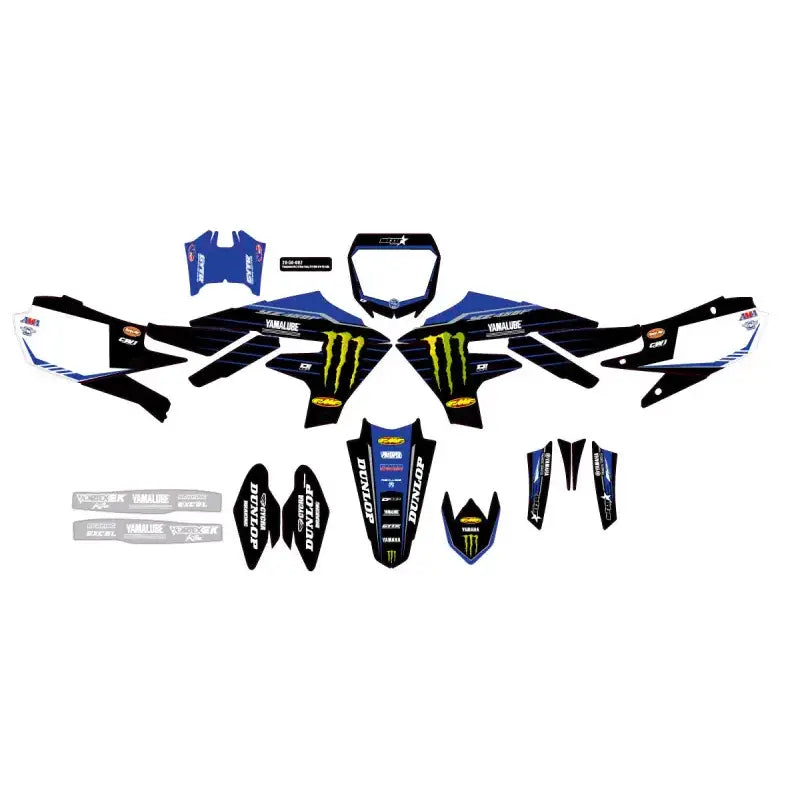D-COR Complete Kit 22 Star Yam White Bg for Powersports