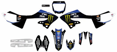 D-COR Complete Kit 22 Star Yam White Bg for Powersports