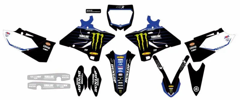 D-COR Complete Kit 22 Star Yam White Bg for Powersports