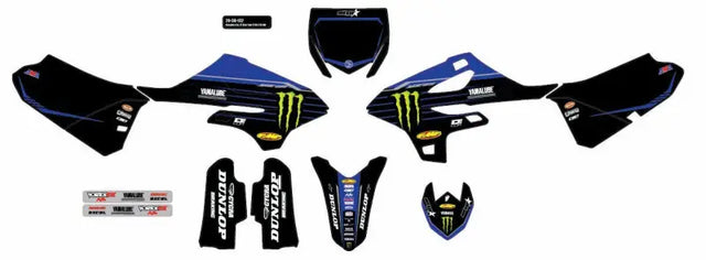 D-COR Complete Kit 22 Star Yam White Bg for Powersports