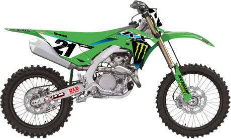Complete Kit 25 Mek Kx 450 (24 25) Wht Bg - D-COR