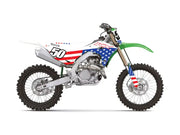 Complete Kit Usa Kawasaki Kx250/450 Wht Bg - D-COR