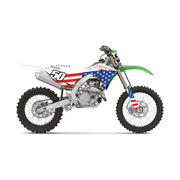 Complete Kit Usa Kawasaki Kx250/450 Wht Bg - D-COR