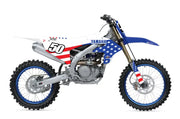 Complete Kit Usa Yamaha Yzf250/450 Wht Bg - D-COR