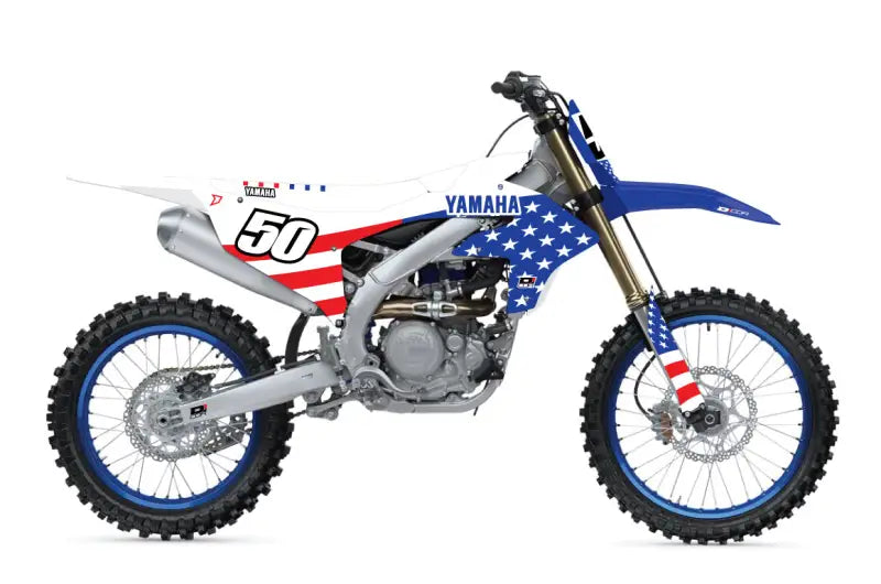 Complete Kit Usa Yamaha Yzf250/450 Wht Bg - D-COR