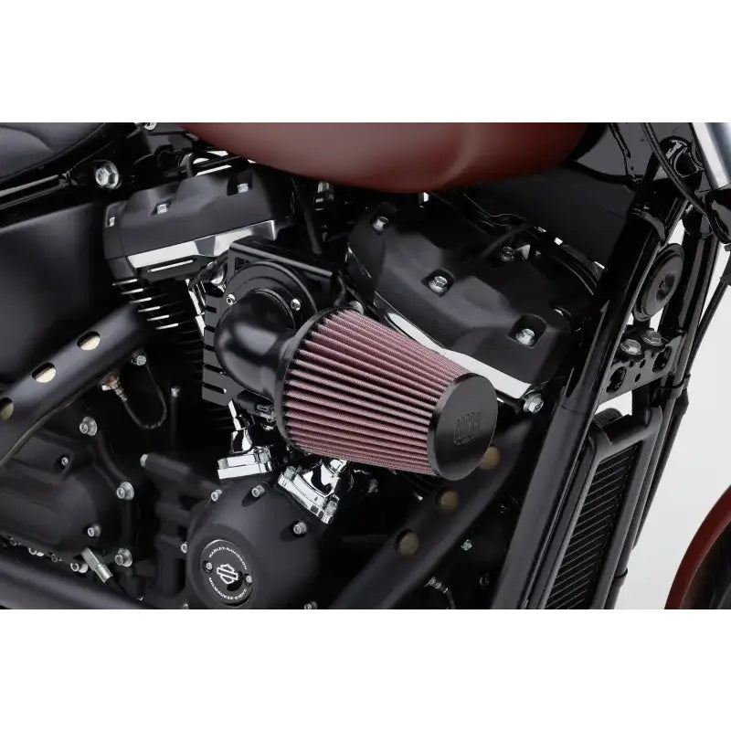 Cone Air Intake System Black / Black Softail 18 22 - COBRA