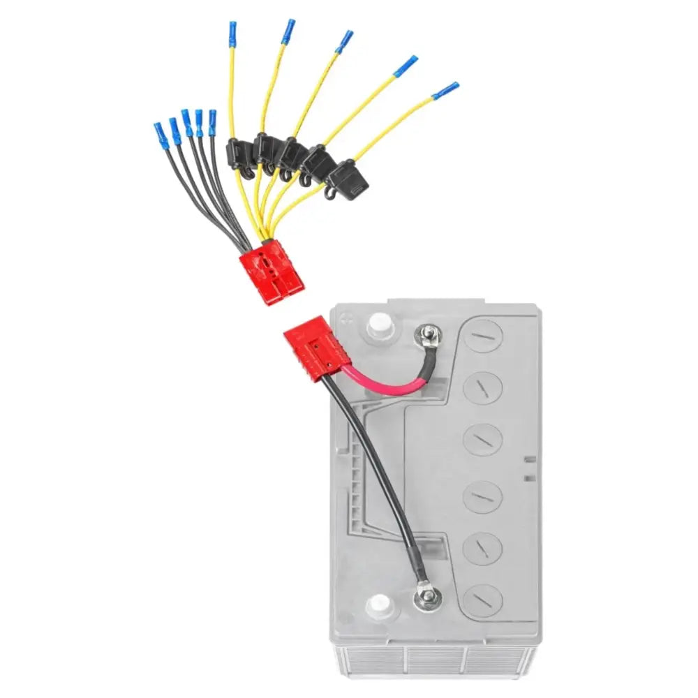 Connect Ease Made In USA Battery Connection Harness CE12VB5FK - Multi Fused Lead Acces