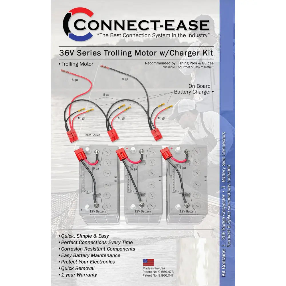 Connect Ease RCE36VBCHK Trolling Motor Wiring Kit