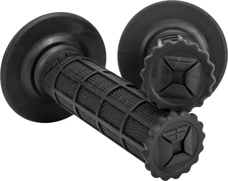 FLY RACING Control Mx Grips Black Full Waffle for Powersports