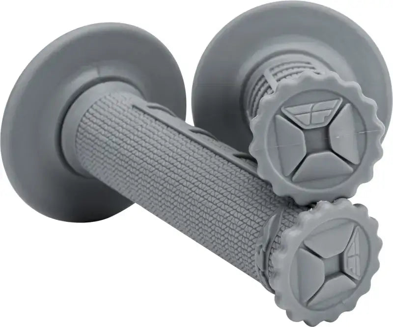 FLY RACING Control Mx Grips Grey Half Waffle for Powersports