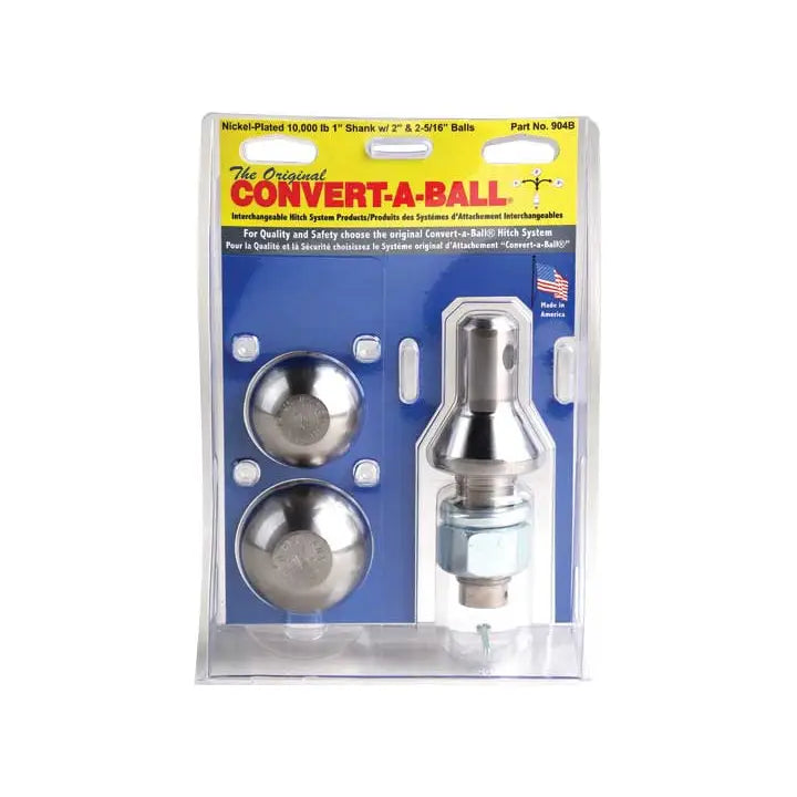 Convert-A-Ball 904B Hitch Accessory;Towing Ball Mounts & Hitches - Chrome