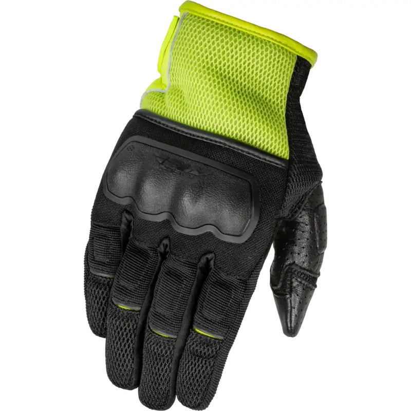 FLY RACING Coolpro Force Gloves Black/Hi Vis 3x