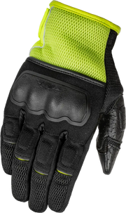 FLY RACING Coolpro Force Gloves Black/Hi Vis 3x
