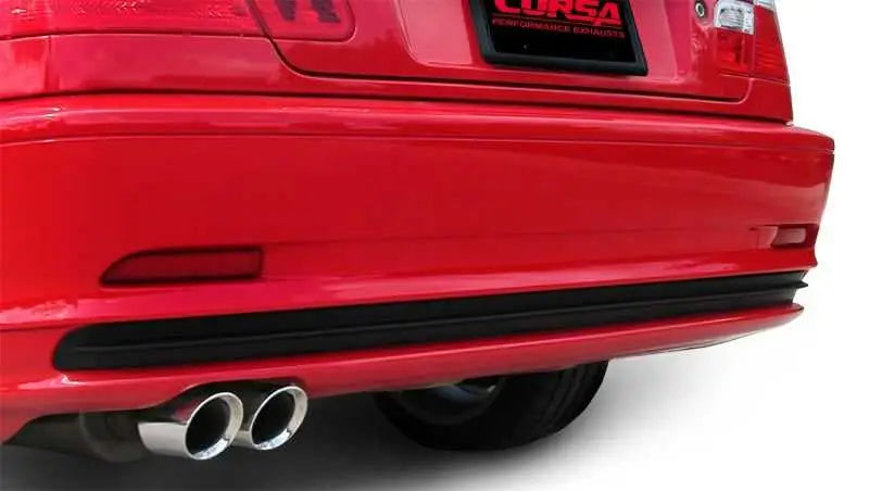 Corsa 01-06 BMW 325i/ci Convertible E46 Polished Sport Axle-Back Exhaust 