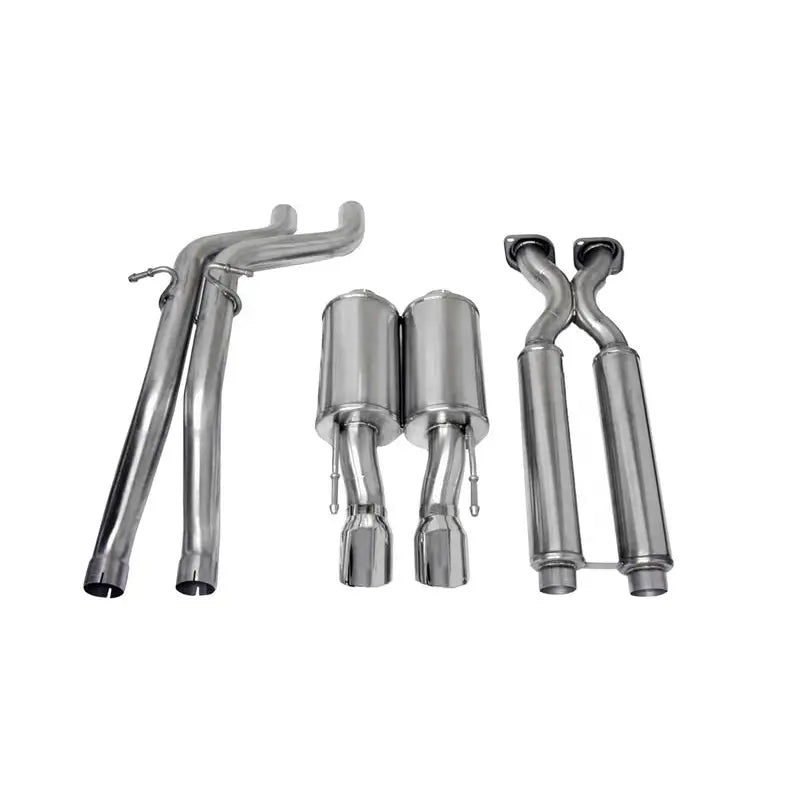 CORSA Performance 14451 Corsa 06-10 Jeep Grand Cherokee 6.1L V8 Polished Sport Cat-Back Exhaust