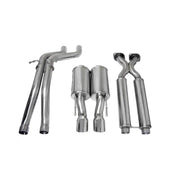 CORSA Performance 14451 Corsa 06-10 Jeep Grand Cherokee 6.1L V8 Polished Sport Cat-Back Exhaust