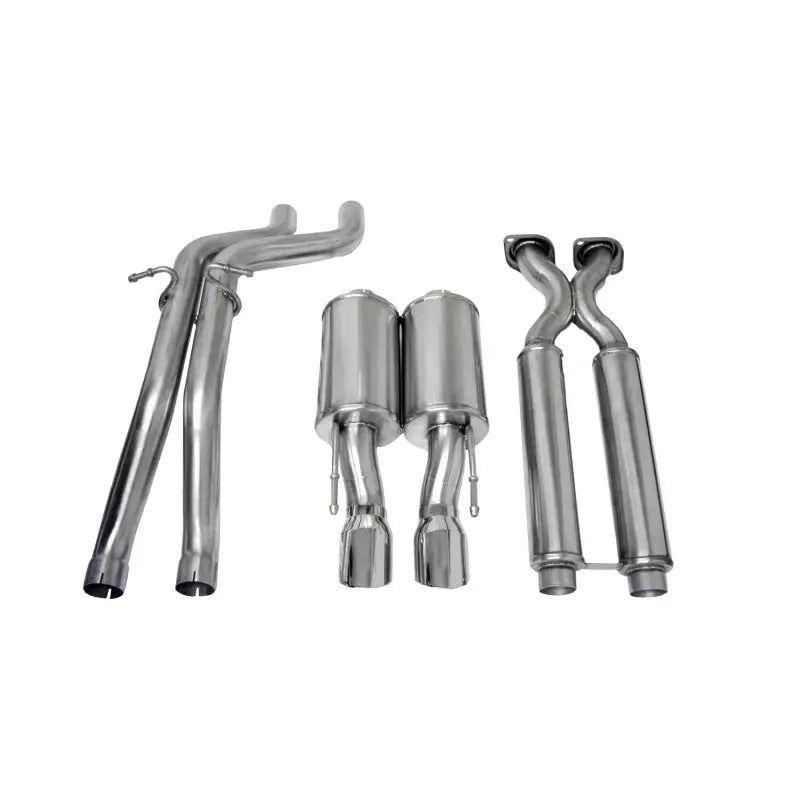 CORSA Performance 14451 Corsa 06-10 Jeep Grand Cherokee 6.1L V8 Polished Sport Cat-Back Exhaust