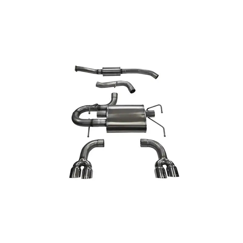 CORSA Performance 14862 Corsa 08-13 Subaru Impreza Hatchback STI 2.5L Turbo Manual Polished Sport Cat-Back Exhaust