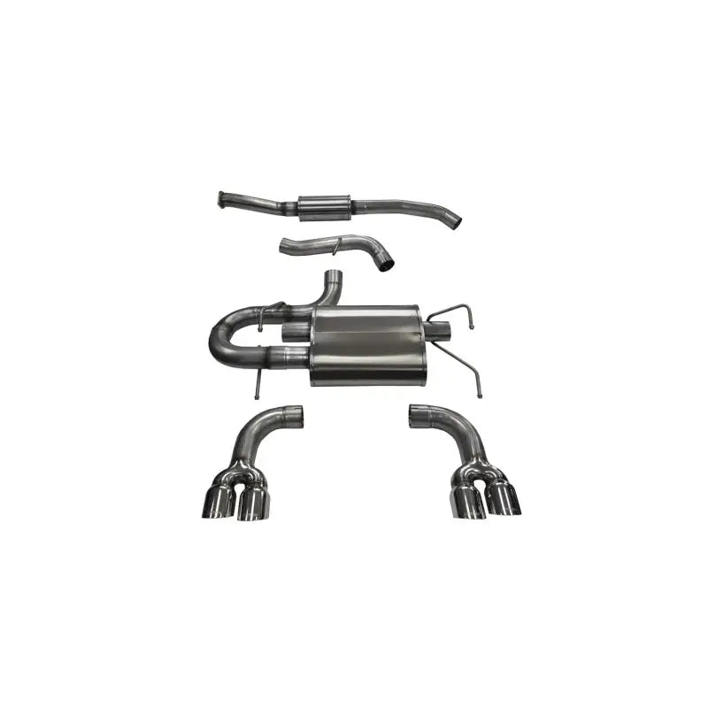 CORSA Performance 14862 Corsa 08-13 Subaru Impreza Hatchback STI 2.5L Turbo Manual Polished Sport Cat-Back Exhaust