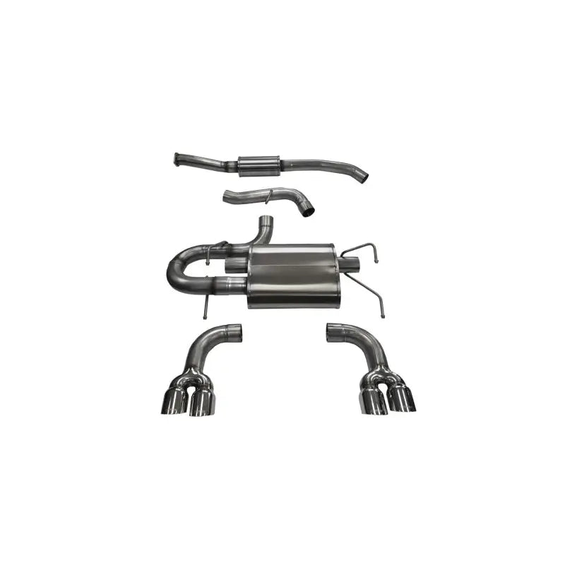 CORSA Performance 14862 Corsa 08-13 Subaru Impreza Hatchback STI 2.5L Turbo Manual Polished Sport Cat-Back Exhaust