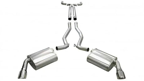 CORSA Performance Corsa 10-13 Chevrolet Camaro Convertible SS 6.2L V8 Manual Polished Sport Cat-Back + XO Exhaust