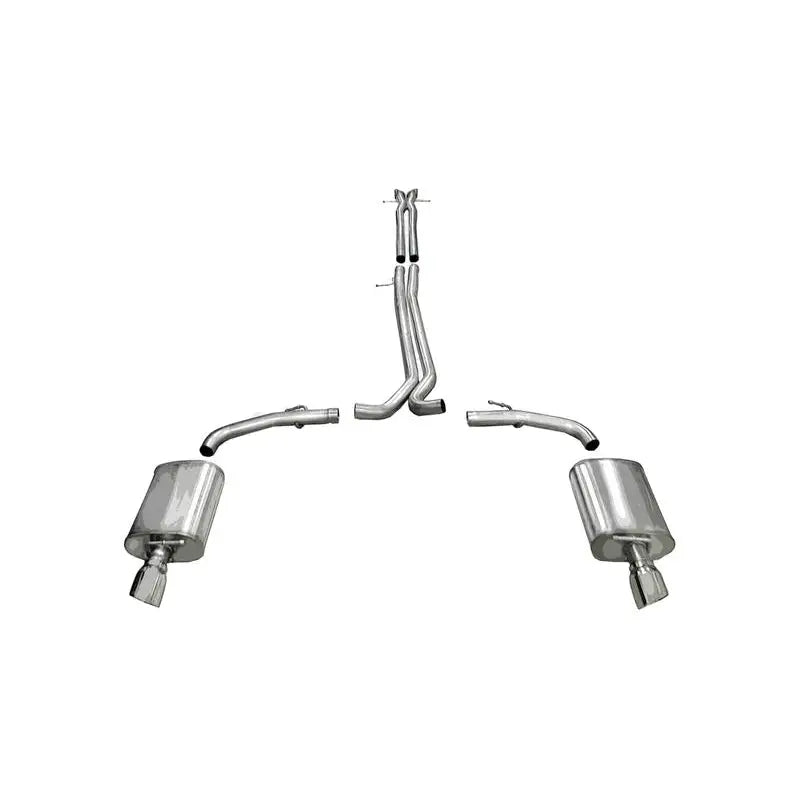 CORSA Performance 14315 Corsa 10-13 Ford Taurus SHO 3.5L V6 Turbo Polished Sport Cat-Back Exhaust
