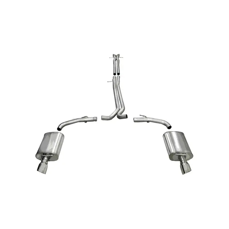 CORSA Performance 14315 Corsa 10-13 Ford Taurus SHO 3.5L V6 Turbo Polished Sport Cat-Back Exhaust