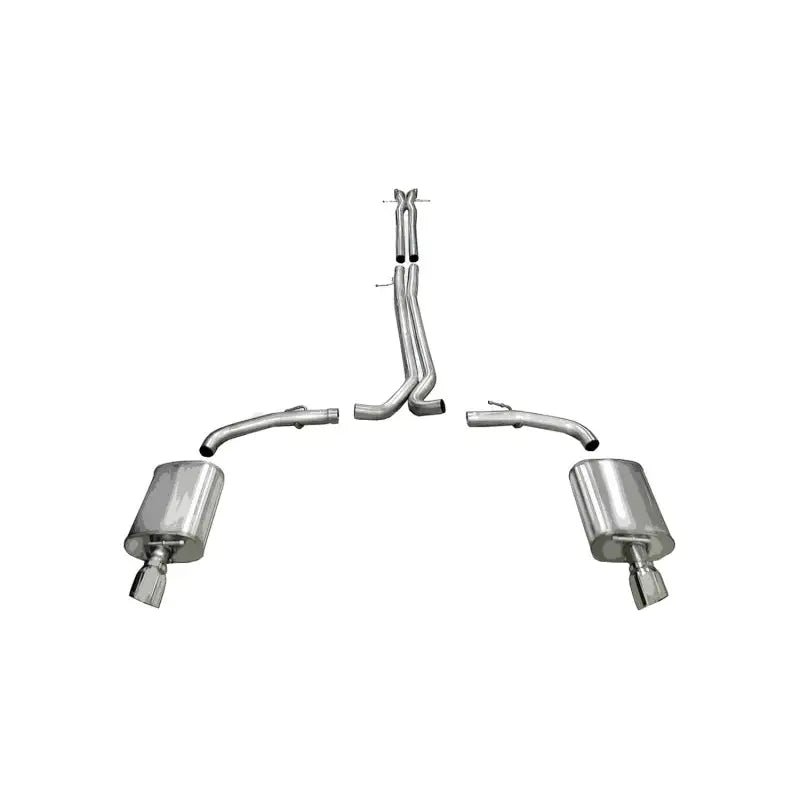 CORSA Performance 14315 Corsa 10-13 Ford Taurus SHO 3.5L V6 Turbo Polished Sport Cat-Back Exhaust