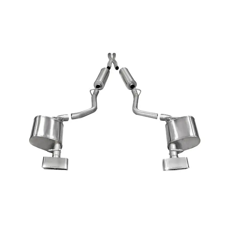 CORSA Performance 14529 Corsa 11-13 Dodge Challenger R/T 5.7L V8 Polished Xtreme Cat-Back Exhaust