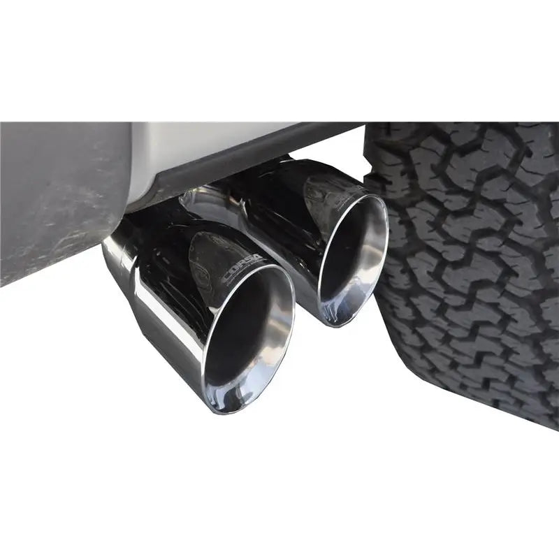 CORSA Performance 14758 Corsa 11-14 Ford F-150 Raptor 6.2L V8 144in Wheelbase Xtreme Cat-Back Resonator Delete Kit Exhaust