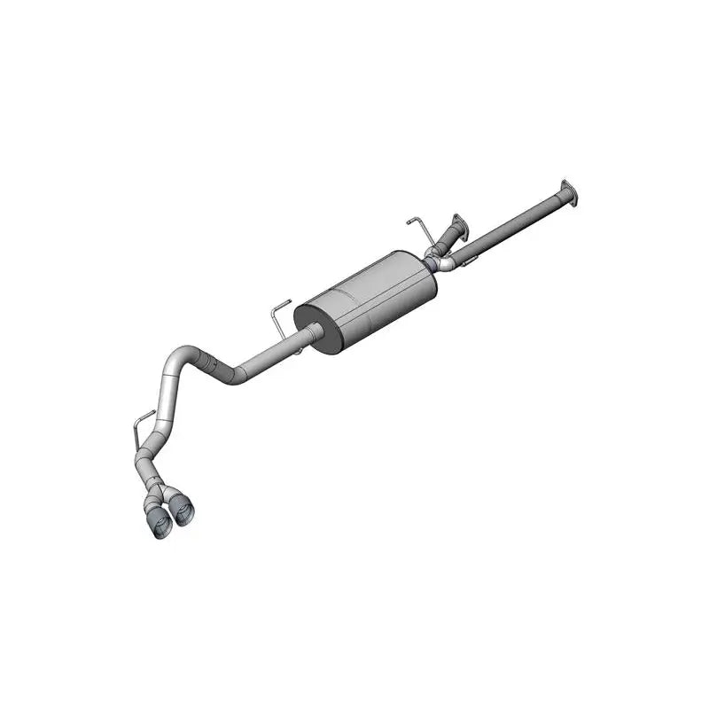 CORSA Performance 14916 Corsa 11-14 Toyota Tundra Double Cab/Crew Max 5.7L V8 Polished Sport Cat-Back Exhaust