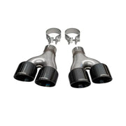 CORSA Performance 14068BLK Corsa 11-21 Jeep Grand Cherokee Twin 2.5in Inlet / 4in Outlet Black PVD Pro-Series Tip Kit - 14068BLK