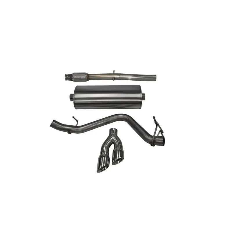 CORSA Performance 14873 Corsa 14 GMC Sierra/Chevy Silv 1500 Crew Cab/Short Bed 5.3L V8 Polished Sport Single Side CB Exhaust