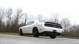Corsa 15-17 Dodge Challenger Sport Cat-Back Dual Rear Exit with Twin 3.5in Black Pro-Series Tips 