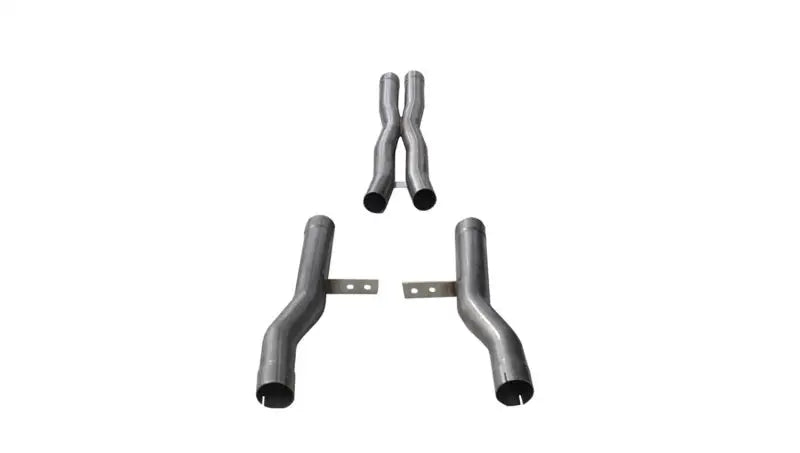 Metal exhaust system components for Corsa 15-19 Dodge Challenger resonator delete kit