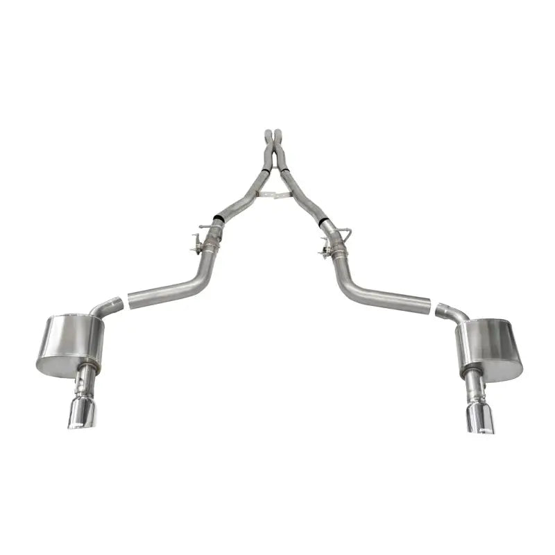 CORSA Performance 21072 Corsa 15-21 Charger SRT/Hellcat/Redeye 2.75in Valved Catback Dual Rear Exit w/ Single 4.5in Pol Tips