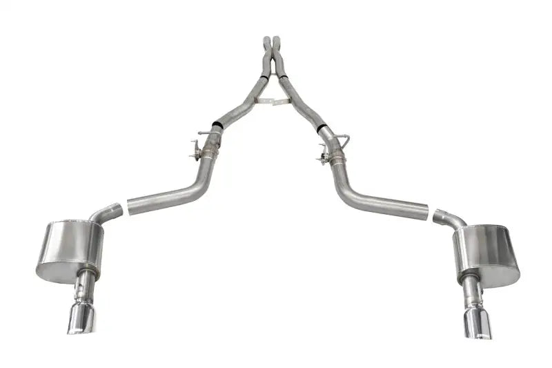 Corsa 15-21 Charger SRT/Hellcat/Redeye 2.75in Valved Catback Dual Rear Exit w/ Single 4.5in Pol Tips - Truck &