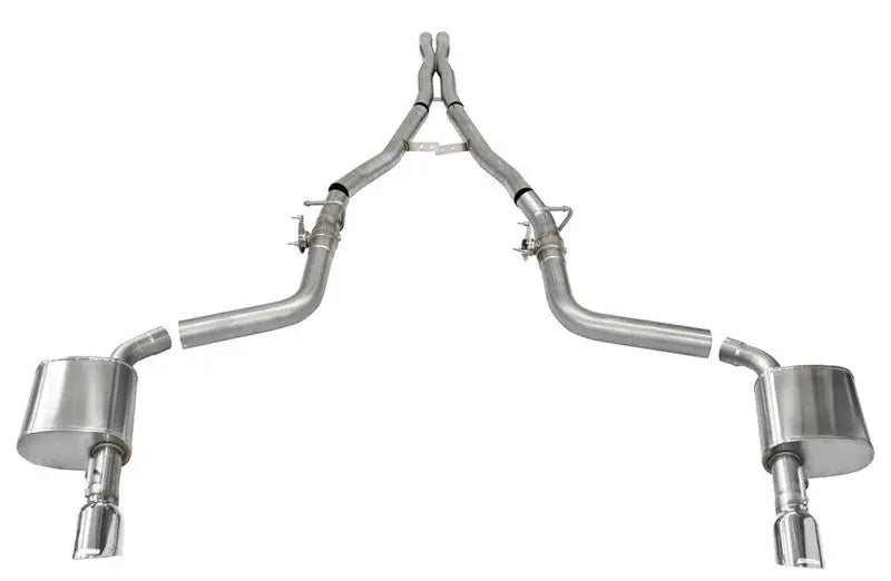 Corsa 15-21 Charger SRT/Hellcat/Redeye 2.75in Valved Catback Dual Rear Exit w/ Single 4.5in Pol Tips - Truck &