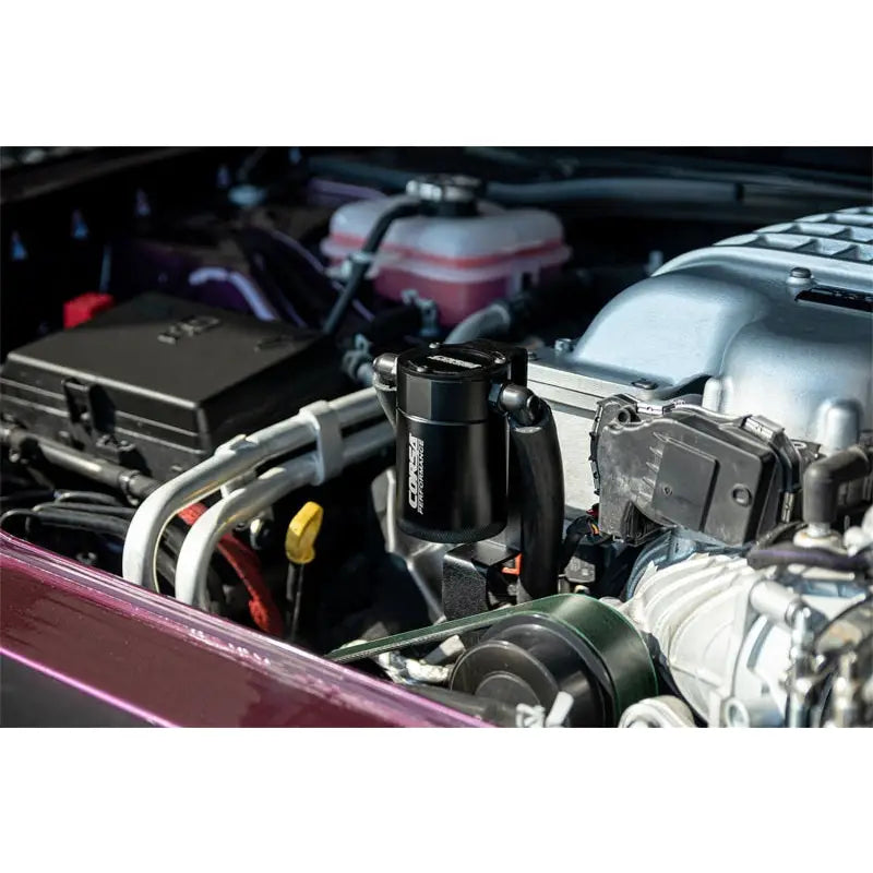 CORSA Performance CC0006 Corsa 15-21 Dodge Hellcat Challenger/Charger (6.2L) & 18-21 Trackhawk/Durango Catch Can