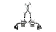 CORSA Performance Corsa 16-18 Chevy Camaro SS 6.2L Xtreme+ 2.75in Cat-Back Dual Rear Exit w/ Twin 4in Black PVD Tips