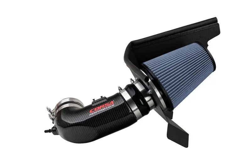 Corsa 17-21 Chevrolet Camaro ZL1 Carbon Fiber Air Intake w/ MaxFlow 5 Oil Filtration - Truck & Automotive