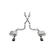 CORSA Performance 21198BLK Corsa 18-22 Dodge Durango SRT 392 Cat-Back 2.75in Dual Rear Exit 4.5in Black PVD Pro-Series Tips
