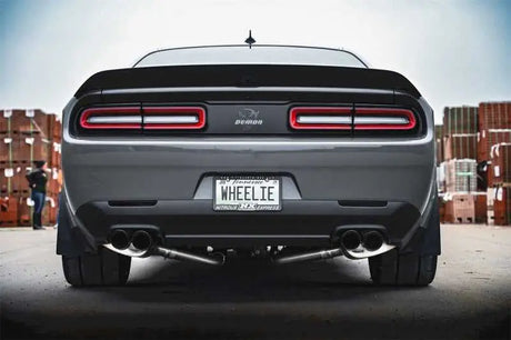 Corsa 19-21 Challenger SRT/Hellcat/Demon/Redeye 2.75in Valved CB DRE w/ Twin 3.5in Pol Blk PVD Tips 