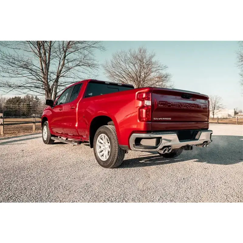Corsa 19-23 GMC Sierra 1500 Cat-Back Dual Rear Exit with Twin 4in Polished Pro-Series Tips - Truck & Automotive