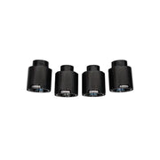 CORSA Performance 21109CFBLK Corsa 20-23 Chevrolet Corvette C8 RWD 4.5in Carbon Fiber Black PVD Tip Kit (For Corsa Exhaust Only) - 21109CFBLK