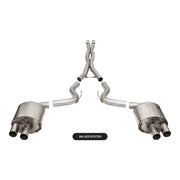 CORSA Performance 21096 Corsa 2015-2020 Ford Mustang GT350/R 5.2L V8 Dual Rear Cat-Back- Stainless Dual Rear Exit