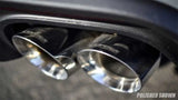 Corsa 2018+ Ford Mustang GT Fastback 5.0L 3in Cat-Back System Dual Rear Exit w/ 4in Gunmetal Tips 